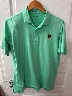 B. Draddy Men’s Mint Green Pine Valley Golf Polo Shirt